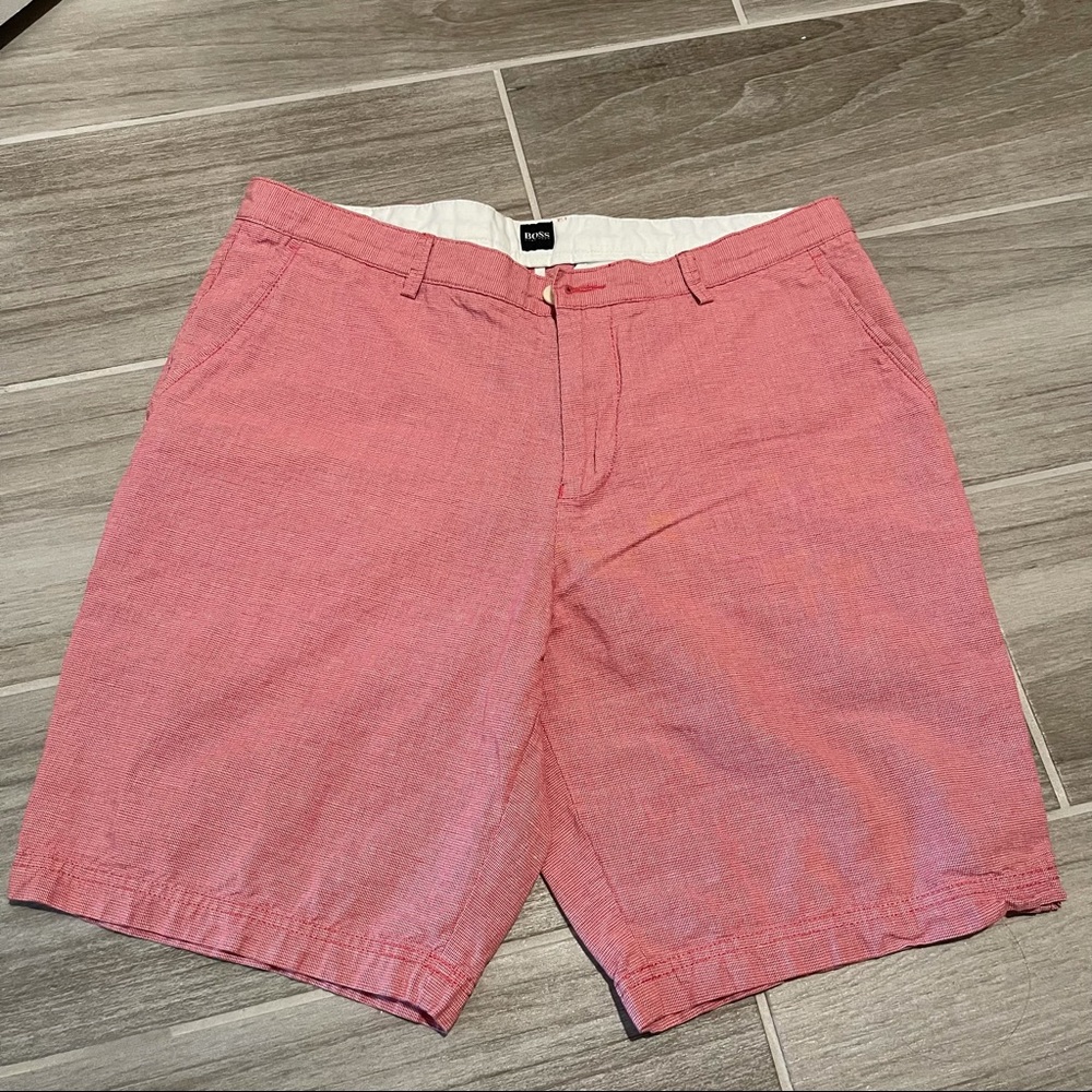 Hugo Boss Men's "Slice-Short" Pink LIKE NEW